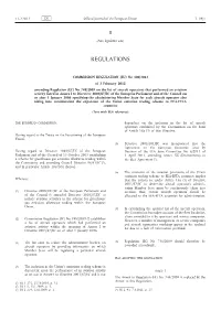 (EC) No 748/2009 on the List of Aircraft Operators