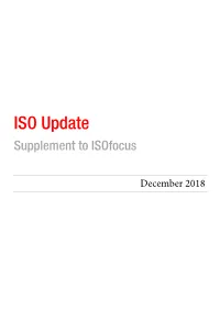 ISO Update Supplement to Isofocus