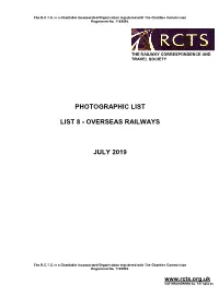 Overseas Railways July 2019