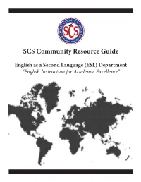 SCS Community Resource Guide