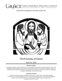 Third Sunday of Easter