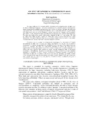 Ani 'Eye' Metaphorical Expressions in Akan