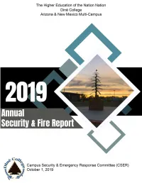 Annual Security Report to Current and Prospective Students and Em- Ployees by October 1 of Each Year
