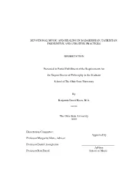 Devotional Music and Healing in Badakhshan, Tajikistan: Preventive and Curative Practices