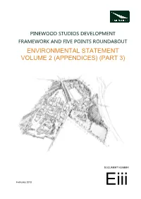 Environmental Statement Volume 2 (Appendices) (Part 3)