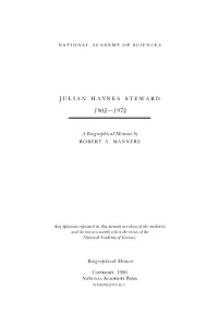 Julian H. Steward: a Contributor to Fact and Theory in Cultural Anthropology” in Process and Pattern in Culture: Es- Says in Honor of Julian H