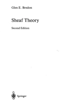 Sheaf Theory