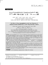 The Effect of Trans-Cinnamaldehyde on the Gene Expression Of