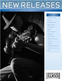 Audio + Video 7/19/11 Audio & Video Releases *Click on the Artist Names to Be Taken Directly to the Sell Sheet