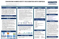 Enhancing Named-Entity Recognition with Dbpedia