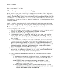 OCEAN/ESS 410 1 Lab 3. the Juan De Fuca Plate Please Write out Your