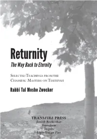 Returnity the Way Back to Eternity