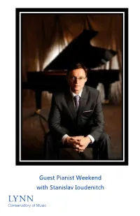 2016-2017 Master Class-Stanislav Ioudenitch
