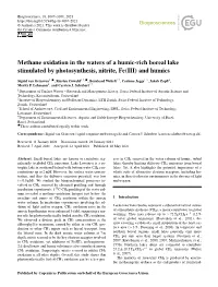 Article Is Available On- a Freshwater Meromictic Lake, FEMS Microbiol