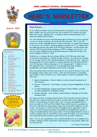 Head's Newsletter