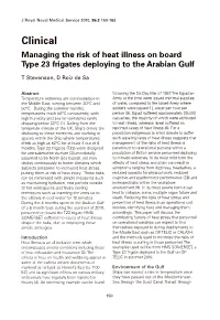 Managing the Risk of Heat Illness on Board Type 23 Frigates Deploying to the Arabian Gulf