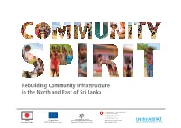 Rebuilding Community Infrastructure in the North and East of Sri Lanka