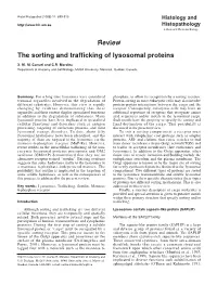 Review the Sorting and Trafficking of Lysosomal Proteins