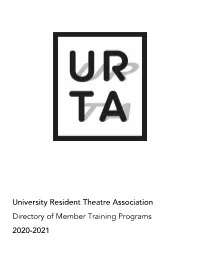 V7-URTA-Directory-2020-2021.Pdf