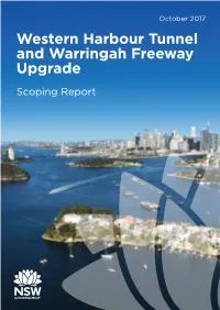 Western Harbour Tunnel and Warringah Freeway Upgrade Scoping Report
