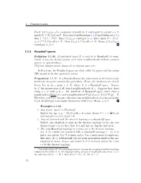 1.1.5 Hausdorff Spaces