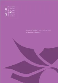 Accounts and Annual Reports for the Year Ended 31 August 2014