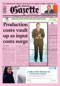 Ex-Minister Mpofu Battles to Keep ‘Zabg Assets’: P3
