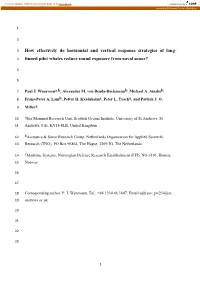 Finned Pilot Whales Reduce Sound Exposure from Naval Sonar?