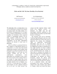 Fuller and the Folk: the Inner Morality of Law Revisited