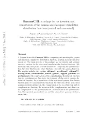 Gammachi: a Package for the Inversion and Computation of The