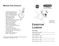 Mission Task Checklist