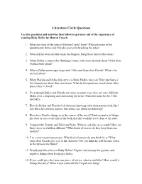 Ruby Holler&lt;/Em&gt; Literature Circle Questions