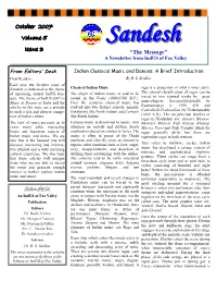 Sandesh Sandesh Issue 3 “The Message” a Newsletter from Indus of Fox Valley