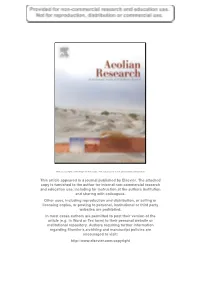 This Article Appeared in a Journal Published by Elsevier. the Attached