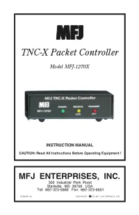 TNC-X Packet Controller