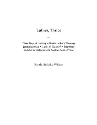 Luther, Thrice Version 1