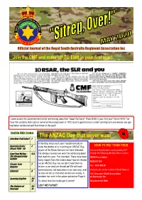 The ANZAC Day That Never Was! Join Now