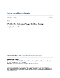 What Gordon Hirabayashi Taught Me About Courage
