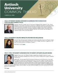 Antioch University COMMON THREAD