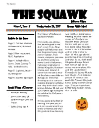 Articles in This Issue Special Points of Interest