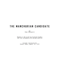 T H E M a N C H U R I a N C a N D I D A
