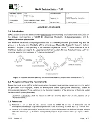 WADA Technical Letter – TL07 ANDARINE