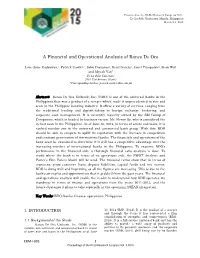 A Financial and Operational Analysis of Banco De Oro