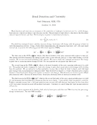 Bond Duration and Convexity