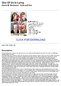 (D087fc6) One of Us Is Lying Karen M. Mcmanus