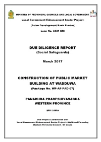 Due Diligence Report Construction of Public