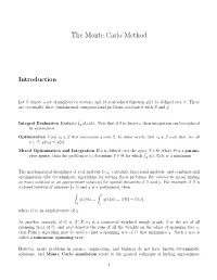 The Monte Carlo Method