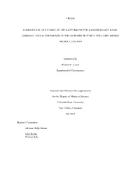 Thesis Composition and Fabric of the Kupferschiefer