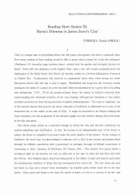 Maria's Dilemma in James Joyce's 'Clay'
