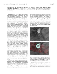 Contribution of Secondary Craters on the Icy Satellites: Results from Ganymede and Rhea